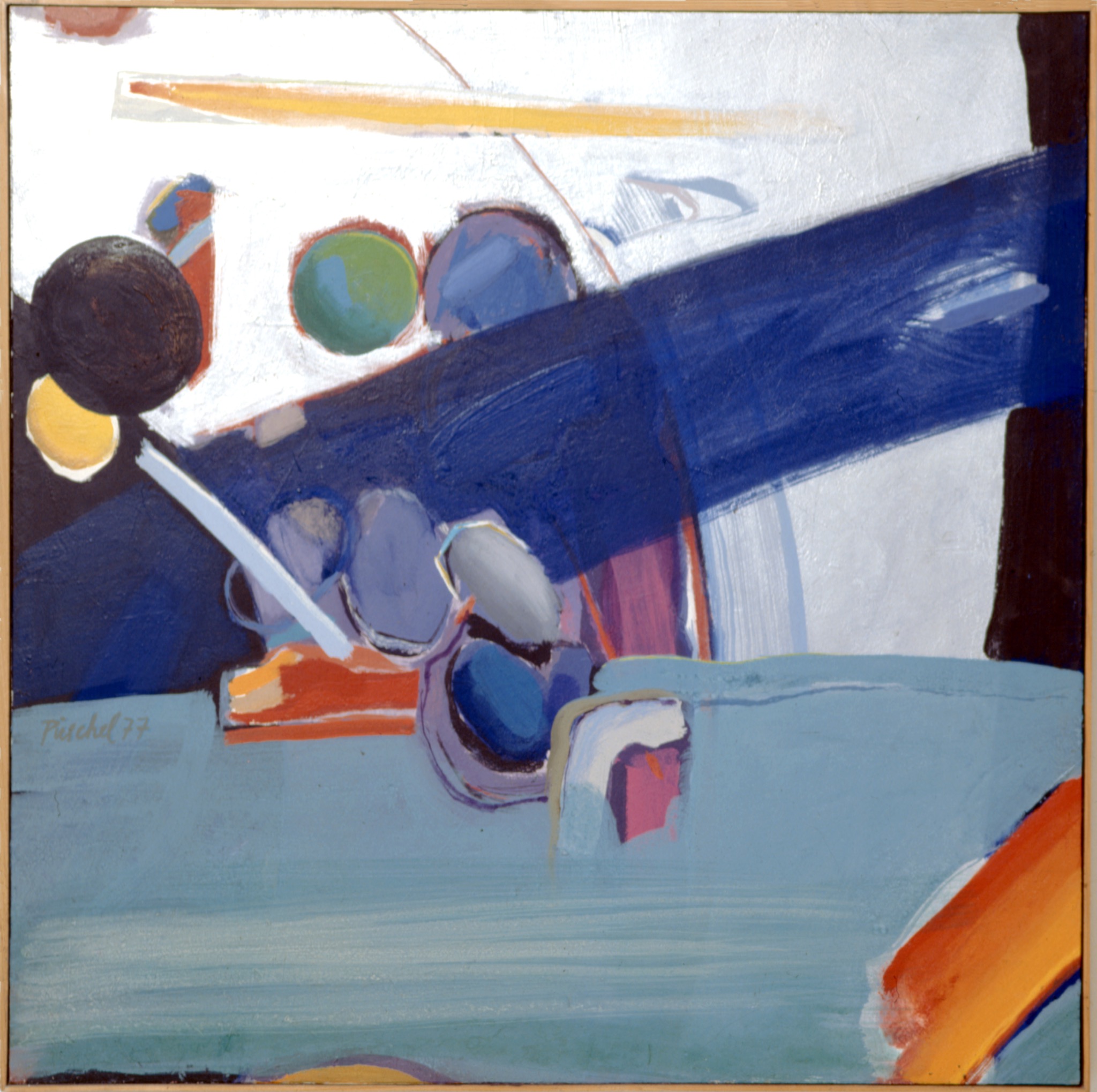 Horizontfrage, 1977, von Secondo Püschel