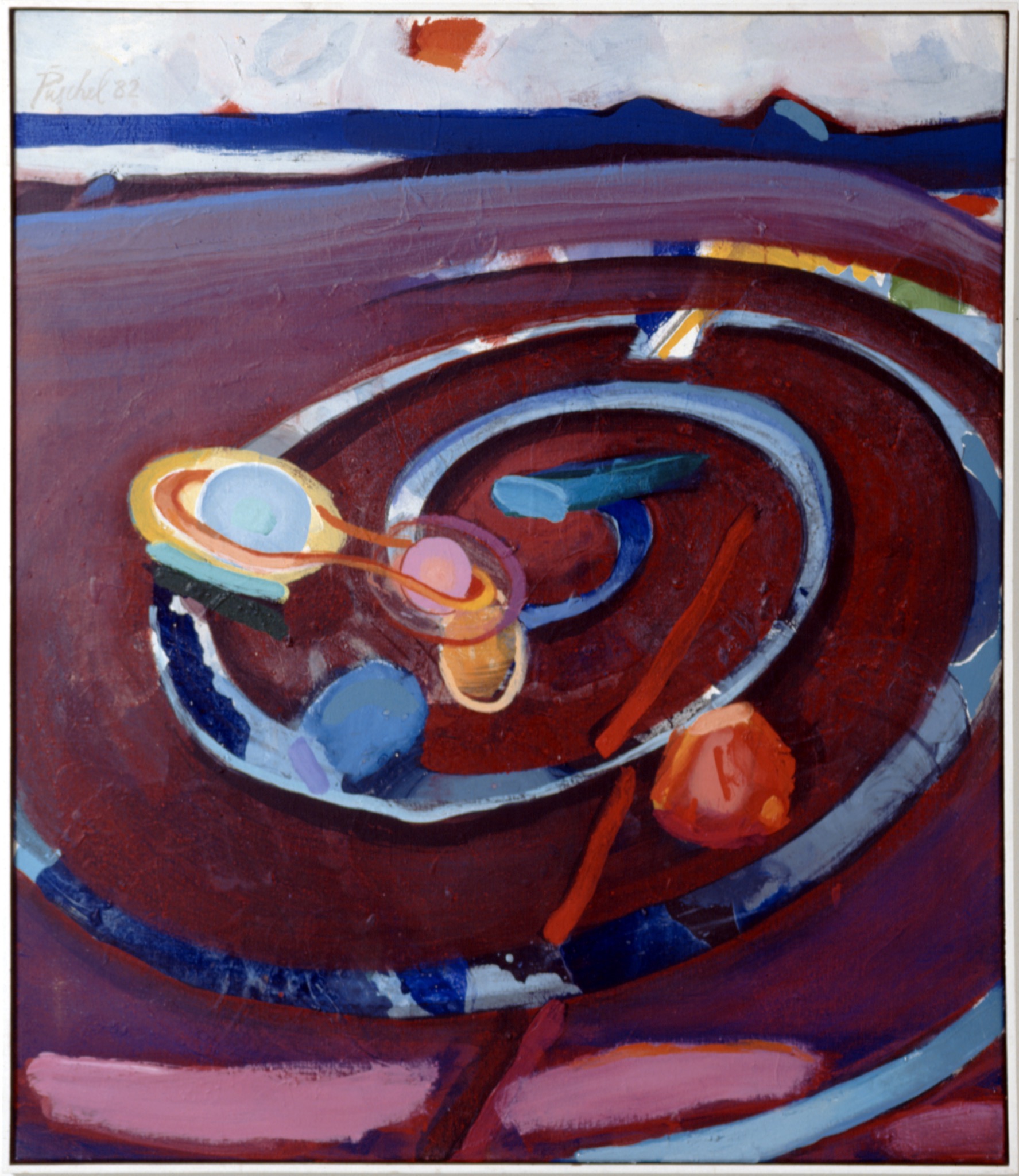Spiralebene, 1982, von Secondo Püschel
