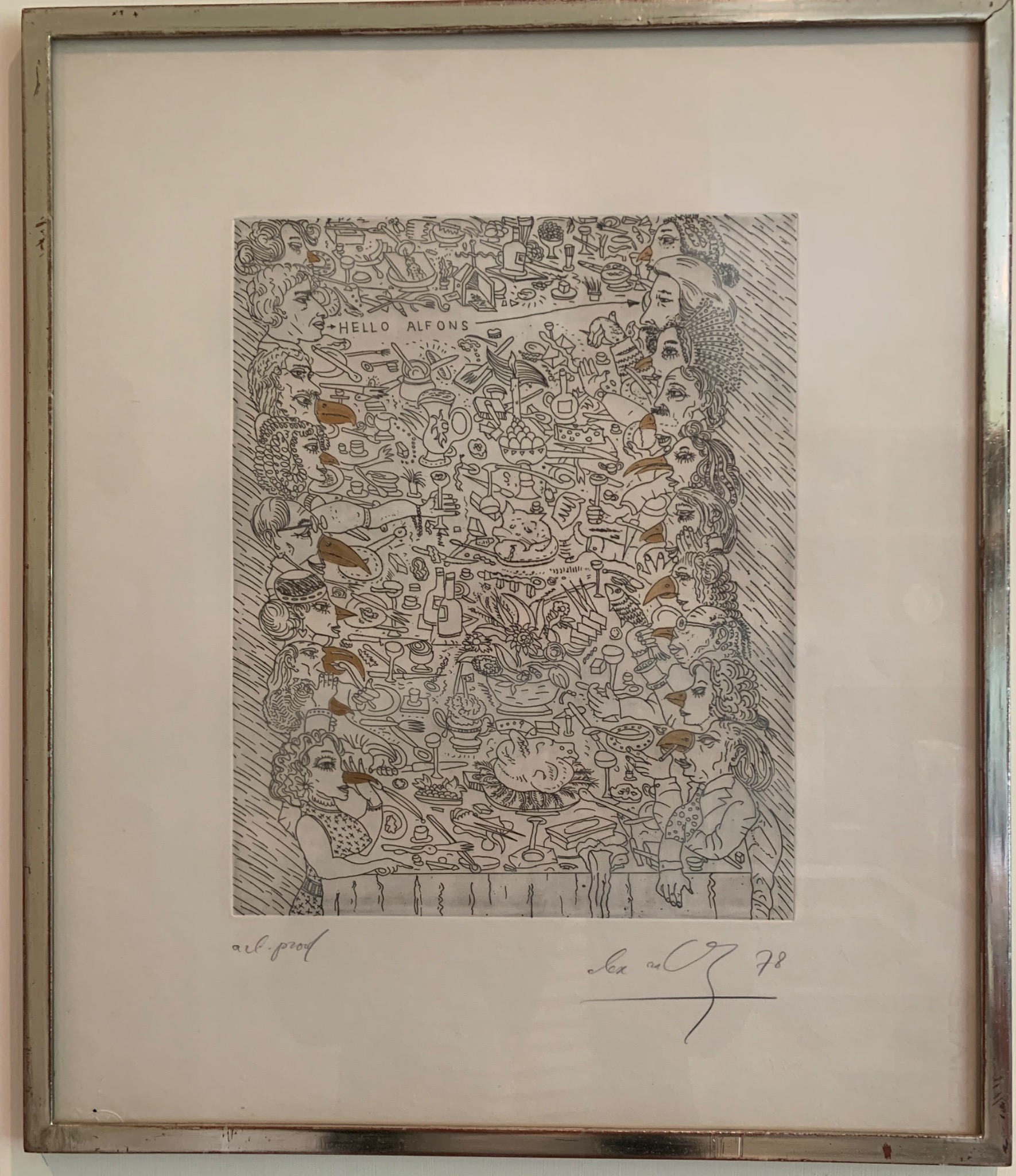 Alex Sadkowsky, Ahnengalerie, 1978