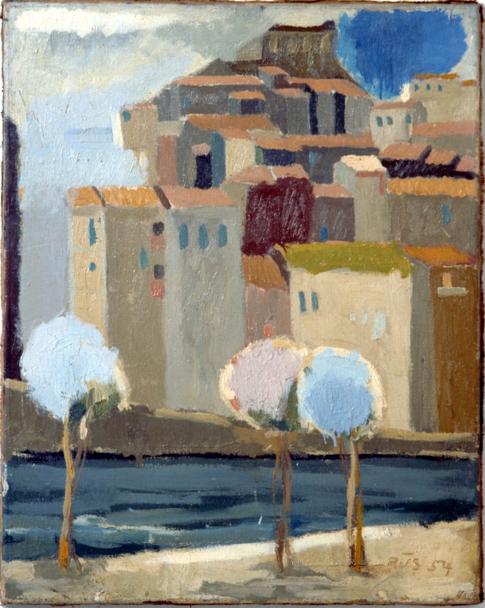 Porto Santo Stefano, 1954, von Secondo Püschel